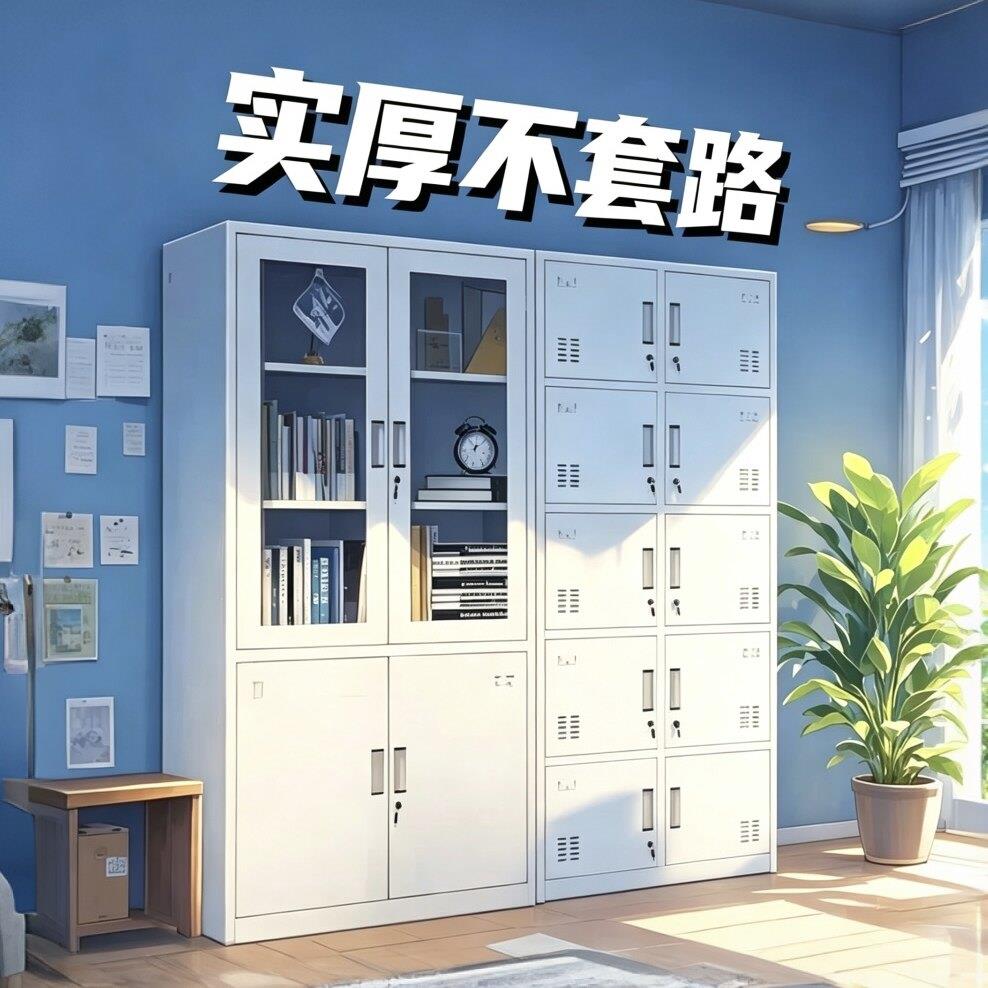 【实厚】办公室文件柜储物柜更衣柜铁皮柜资料柜档案柜凭证柜书柜