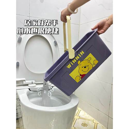拖把桶长方形洗拖把专用桶2025新款拖地桶家用带滑轮加厚洗拖布桶