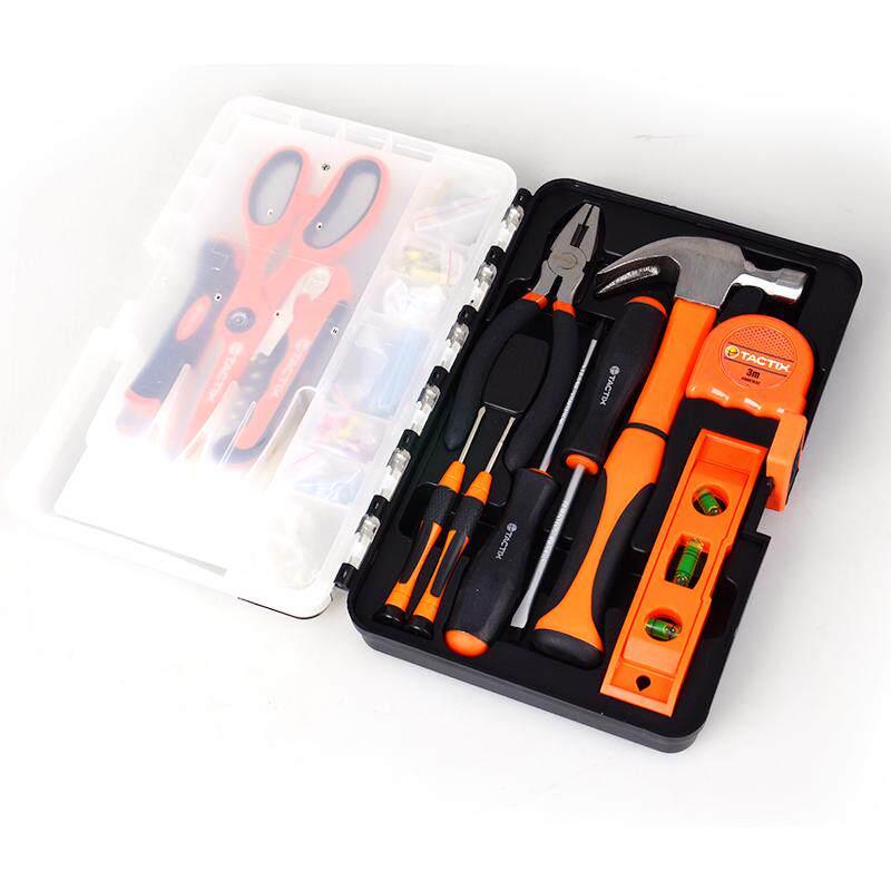 拓为TACTIX14件套家用五金工具套装组合家庭维修车载水电工具大全