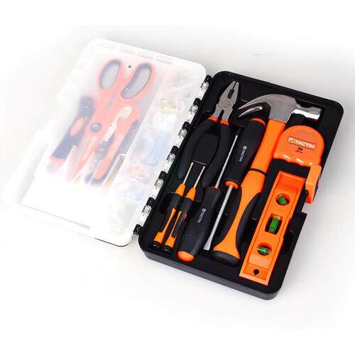 拓为TACTIX14件套家用五金工具套装组合家庭维修车载水电工具大全