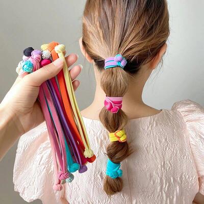 Knotted Hair Rope Elastic Hair Bands Ties Scrunchie Hairband