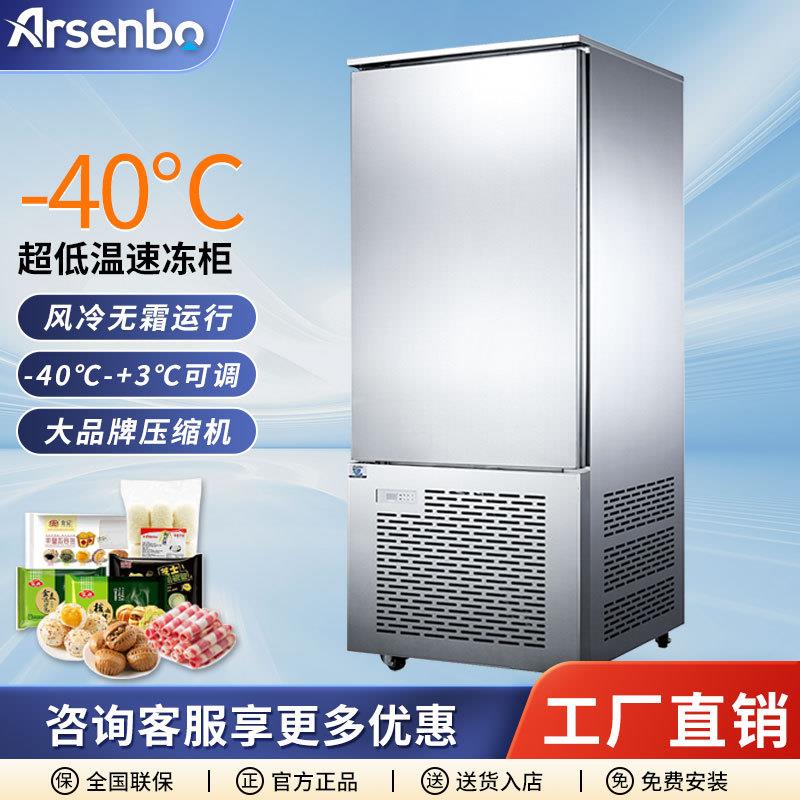 雅绅宝厂家直供海鲜包子饺子海参低温急冻柜商用冻品店速冻柜