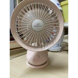 夹扇 无声超静音电风扇家用小型充电学生宿舍usb可摇头迷你便携式