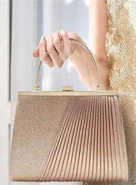 潮牌韩版手提包斜跨包晚宴礼服包KTV派对晚宴包名媛大容量女包