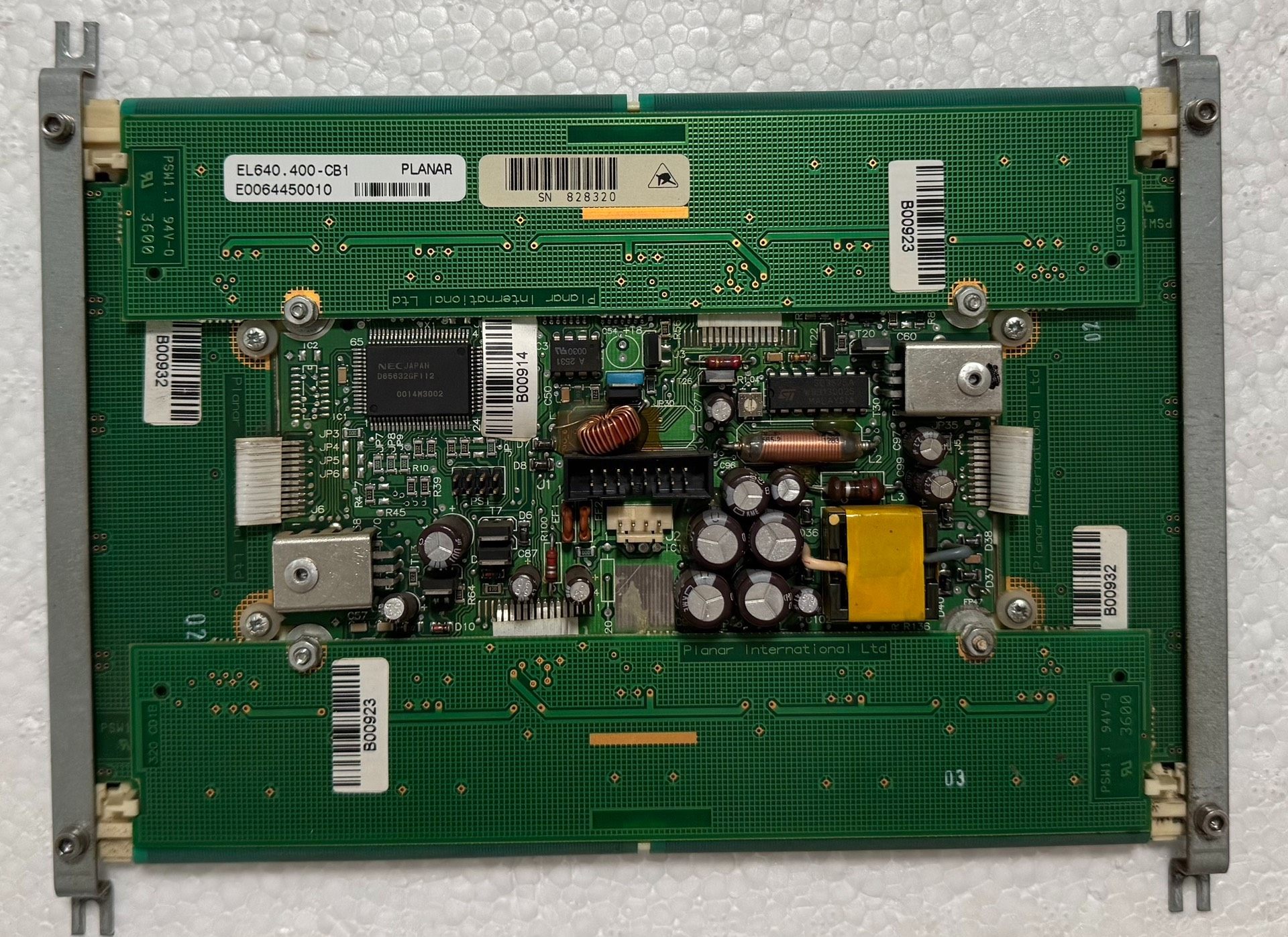 EL640.400 -CB1等离子屏，正常显示，包好，测试好