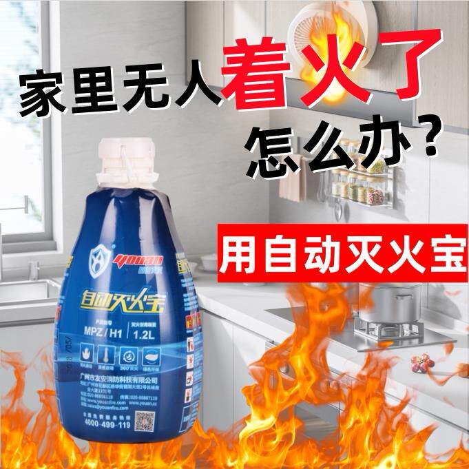 自动灭火装置焰感式消防灭火宝泡沫水基型车载水基灭火器家用厨房