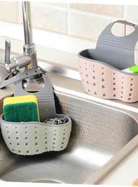 Sink Shelf Soap Sponge Drain rack Kitchen Organizer Holder