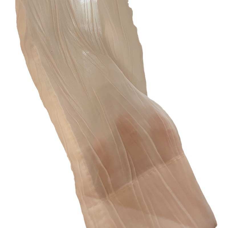 法式轻奢窗幔压皱纱帘窗帘免打孔魔术贴卧室飘窗高级感隔 断门帘