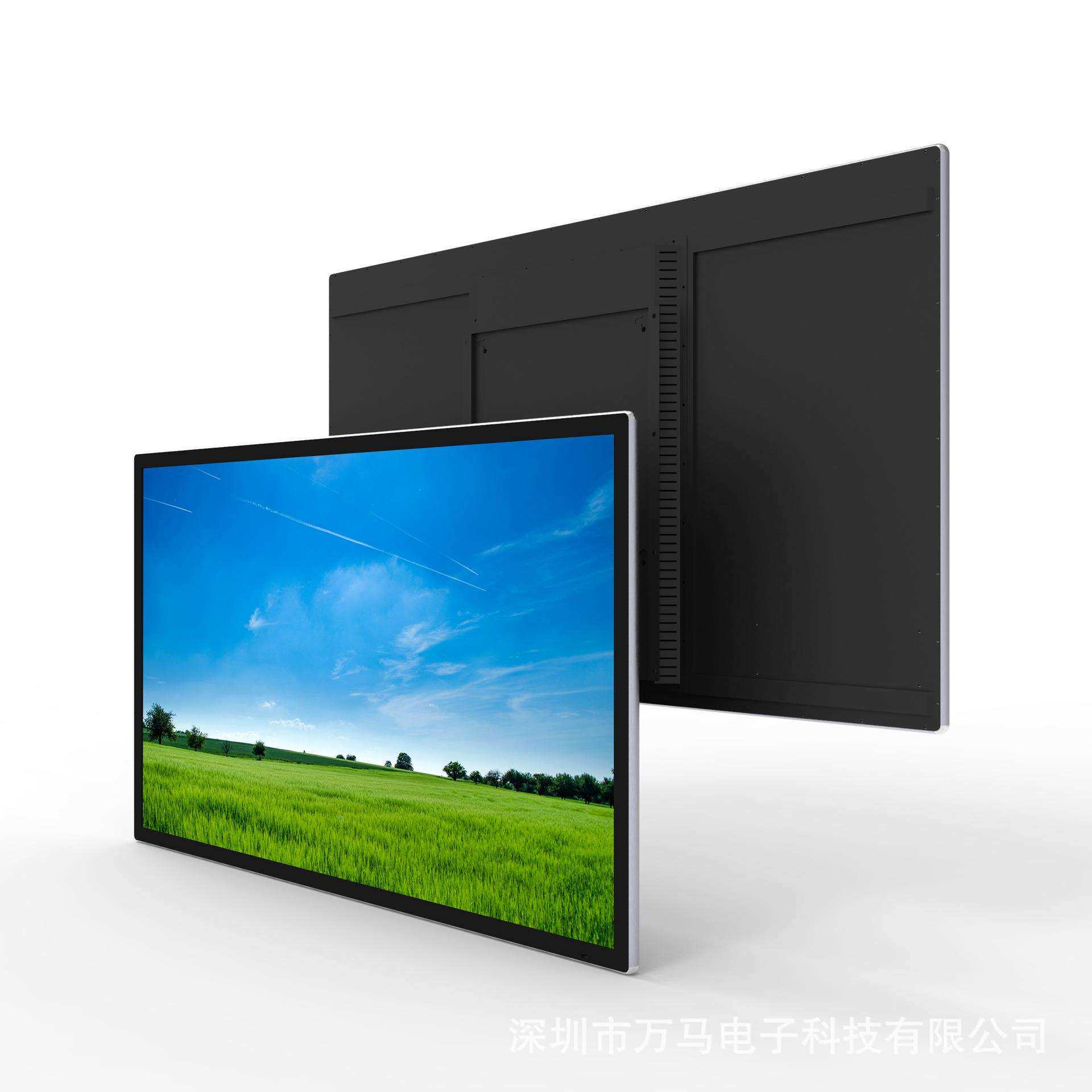 新品55寸壁挂式广告机 4k高清宣传显示屏 多媒体播放终端楼宇标牌