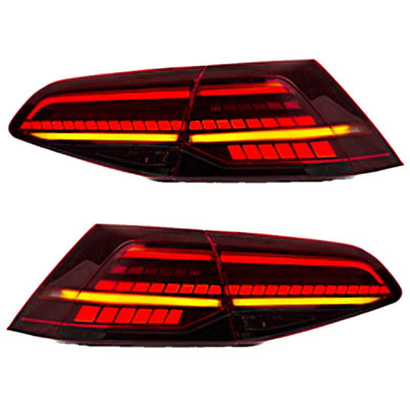 适用2016-2020款大众高尔夫7尾灯LED流光转向灯倒车灯跨境直发