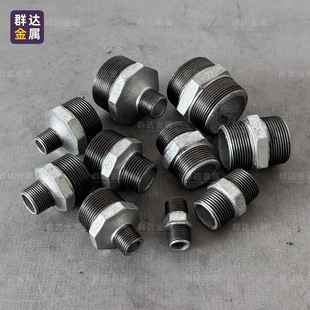 外丝直接25接头4分2寸20变径四6镀锌水管dn40内接50转32六角5对丝