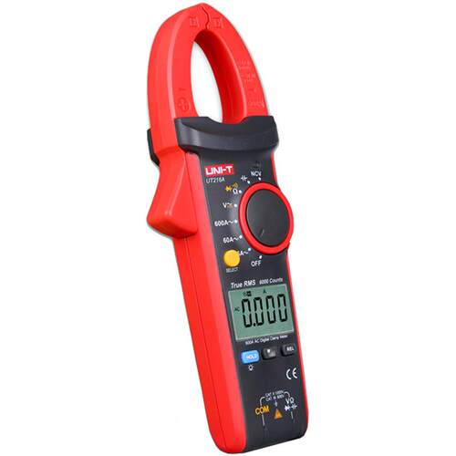 优利德UT216A真有效值数字钳形表钳形万用表交流电流表600A 3 5/6