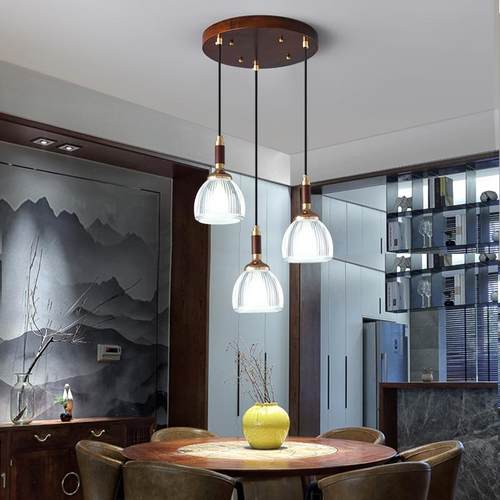 新中全铜乌檀木楼梯灯式高复863式公寓灯loft档别墅梯自建房楼间