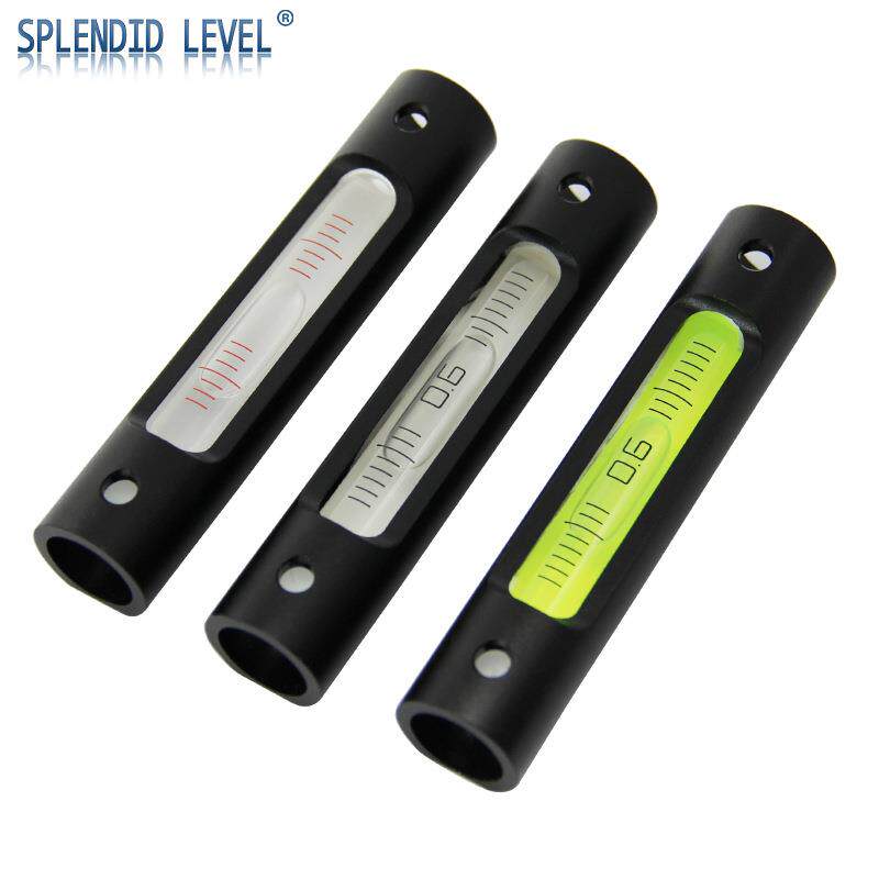 铝合金圆柱形条式水平仪高精度水平气泡圆头长条水准仪便携水准泡