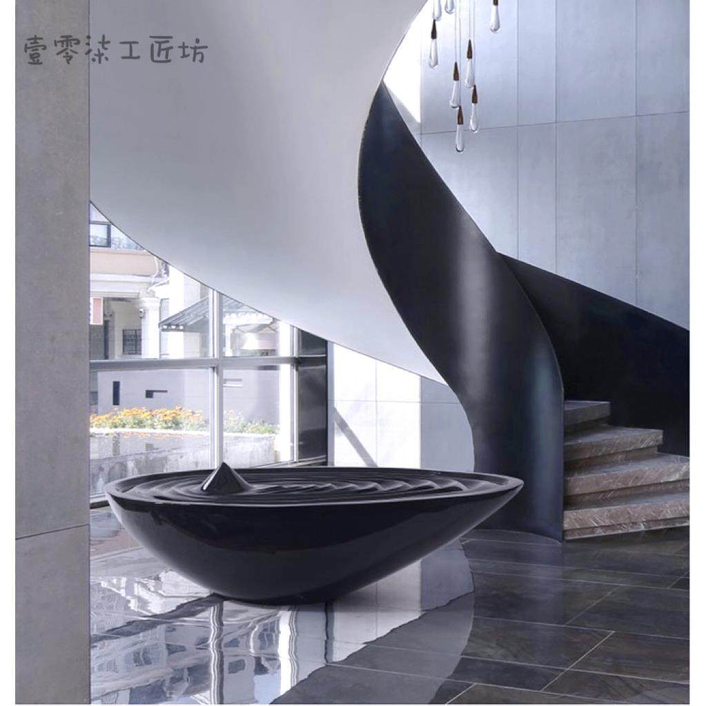 艺术品雕塑酒店水生财摆件流水生财摆件水滴流水摆件生财送礼