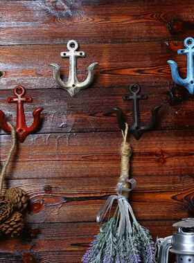 新款直销复古铁锚挂钩 粗砾质感 铁艺装饰品墙饰咖啡馆橱窗装饰拍