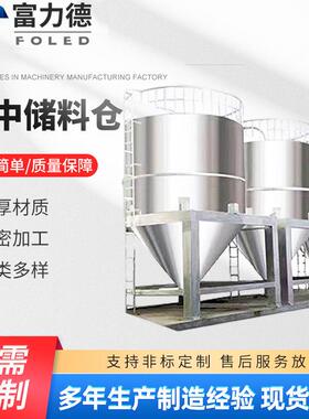 厂家供应均化料仓立式304不锈钢集中储料仓塑料颗粒工业中转罐