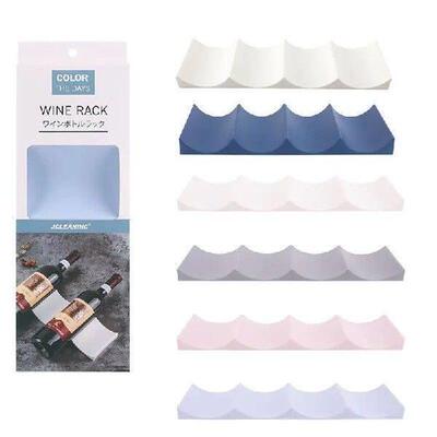 Wine Rack Stackable Bottle Holder Countertop Wine Bottle