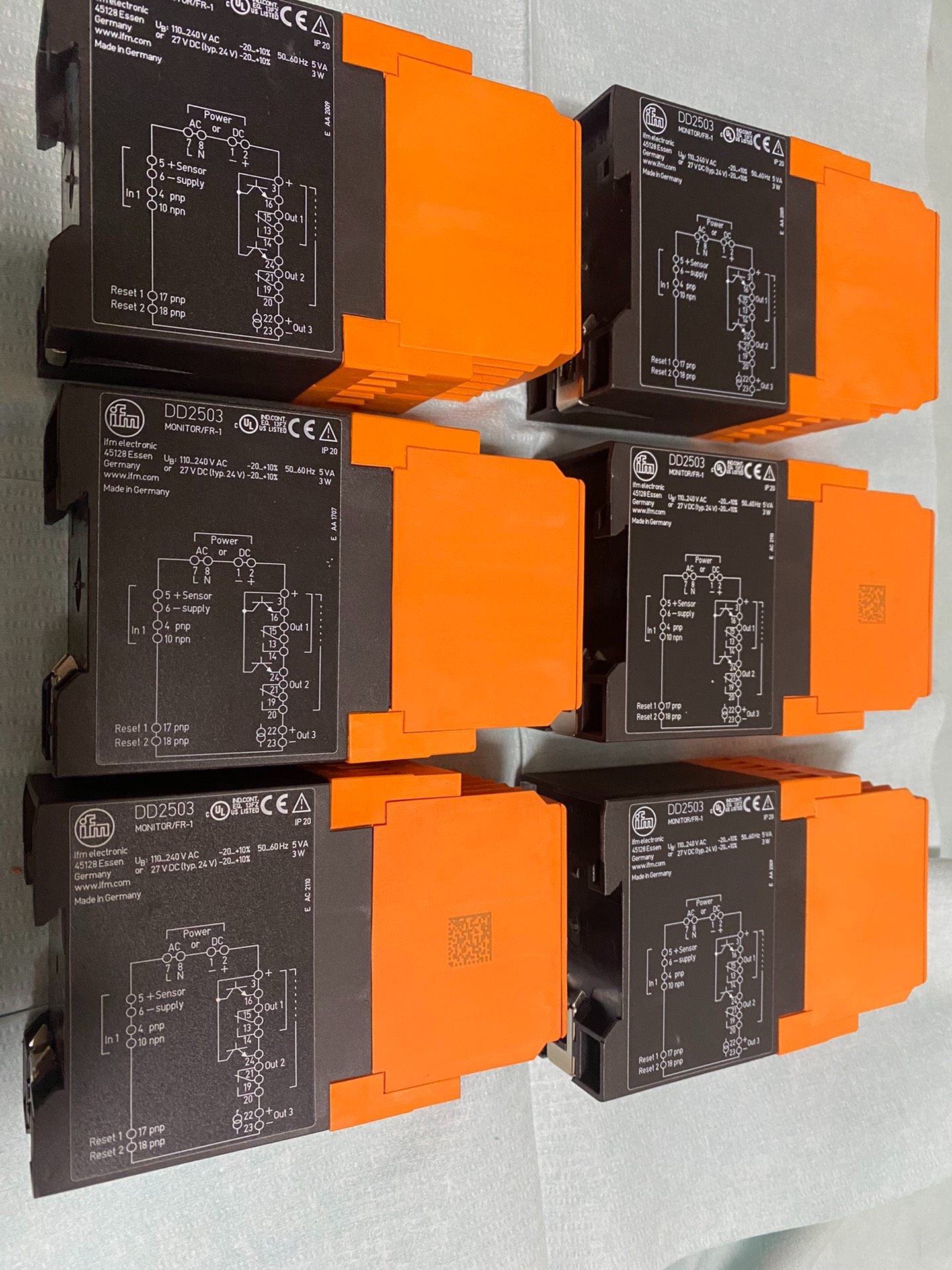 易福门ifm速度监测模块DD2503，德国制造