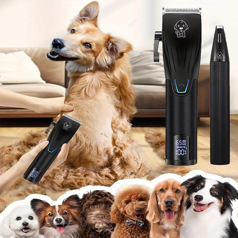 专业狗狗美容套装低噪音宠物剪爪电动剪毛器狗和猫理发电动推子
