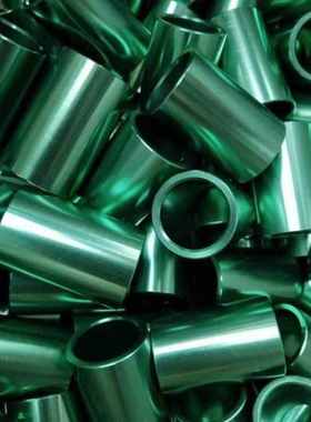 彩色氧化铝管喷粉 极阳氧化铝产品 铝管紫色喷砂氧化 可切割攻牙