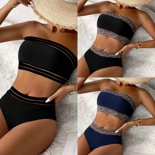Bikini, strapless, split swimsuit, two swimsuits