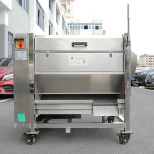 商用型土豆红薯去清洗去皮一机清洗机生姜皮机电动ST QP800毛体刷