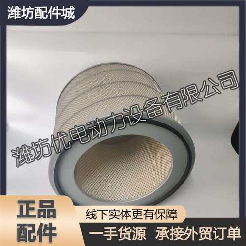 潍柴发电机组12WH17发动机1004052382空气滤清器滤芯1004106534