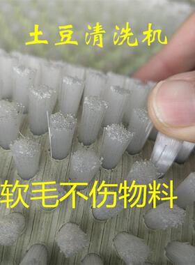 毛辊去皮清洗机 小型食品加工设备 包装袋喷淋式清洗设备 全自动