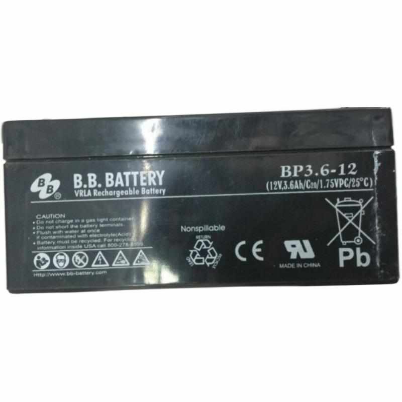 BB蓄电池BP3.6-12/12V3.6AH长寿命铅酸免维护UPS系统内置配套电源
