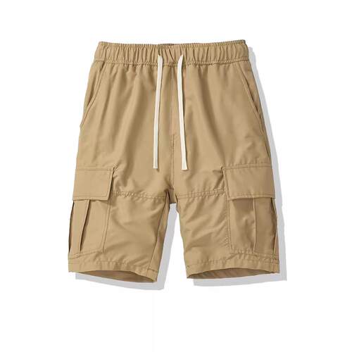 Men's multi pocket workwear shorts, plus size men's pants,