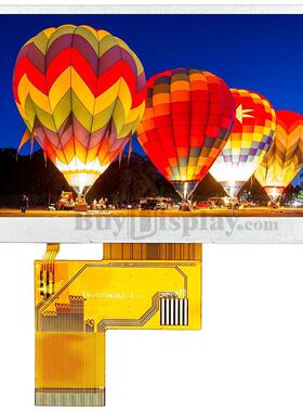 4.3寸TFT彩屏/480x272点阵/可选配触摸屏/超高亮度阳光下可视