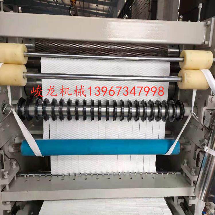 全自动方片卸妆棉片机器一次性美容化妆湿敷巾设备无纺布切片机