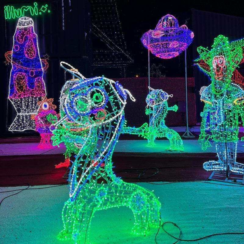 LED海洋主题公园造型灯 节庆照明灯景观装置艺术灯光亮化工程