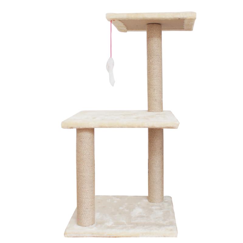 三猫爬架 抓板猫猫玩EOP具 猫跳台猫树猫窝层 宠物用品 包邮猫 玩