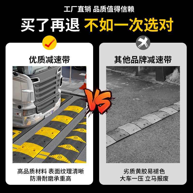 橡胶TEF减速铸钢道路减速带板铸加厚站型加油减速垄公铁路汽车减