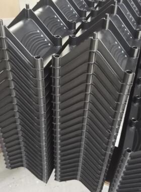 生产厂家空气冷却塔塑料聚丙烯PP喷淋管分布管黑色除雾器捕沫器
