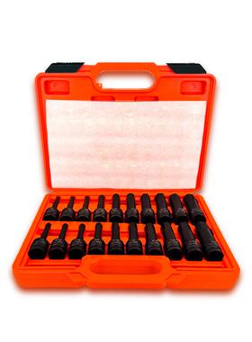 RXY20大套气小风炮内六角连体批头动旋具件套922筒橘盒套装手动电