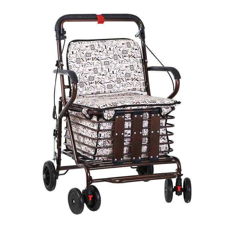 小推车手购物拉车小助老人行四轮代步车折叠可坐老年批发厂家买菜,收纳整理,便携购物车,淘宝优惠券,粉丝福利购,淘宝优惠卷