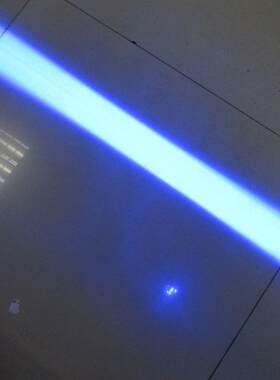 迷你型高亮叉车工程车重型机械蓝光安全警示用红光一字LED区域灯
