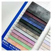 复古珠光闪亮金属烫金羊巴皮革PU人造革皮料油皮纹纳帕金属革箱包