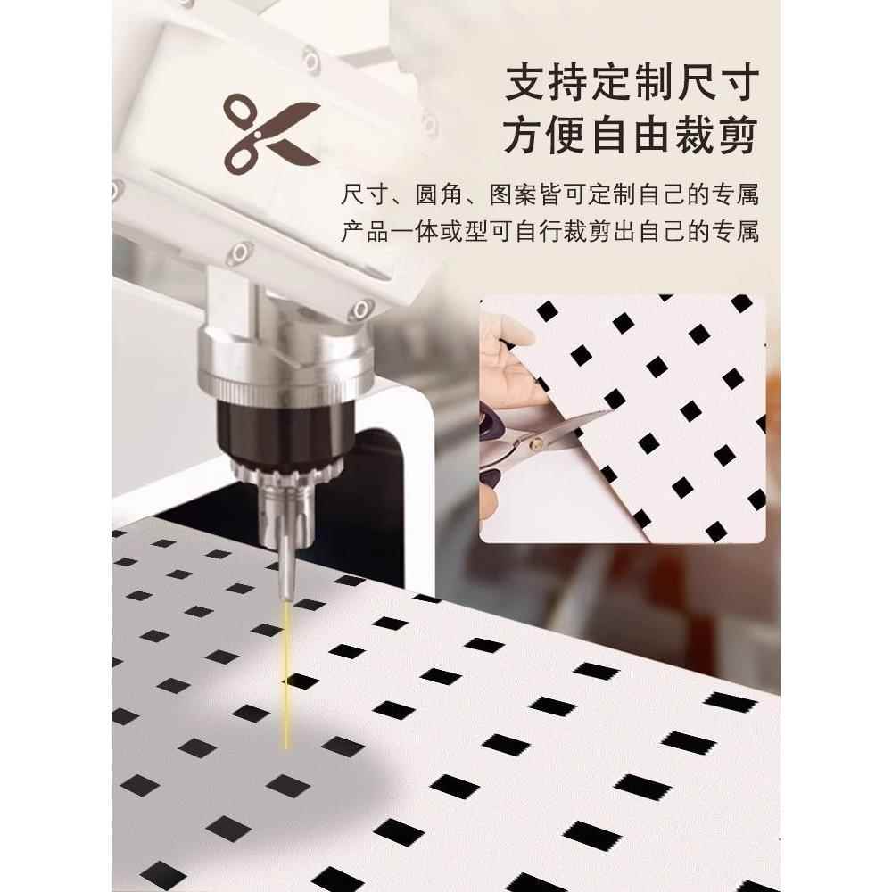 法式复古桌垫氛围感皮革餐桌垫防水防油防滑垫书桌梳妆台茶几垫布