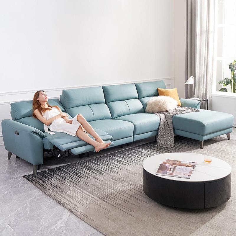 优梵艺术鲸落WhaleFall电动功能沙发意式轻奢科技布功能沙发S211