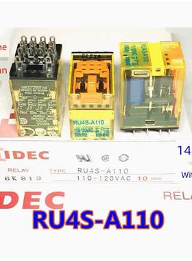 IDEC和泉RU2S-A110 RU4S-A110继电器RU25 -rj5s- AC110v