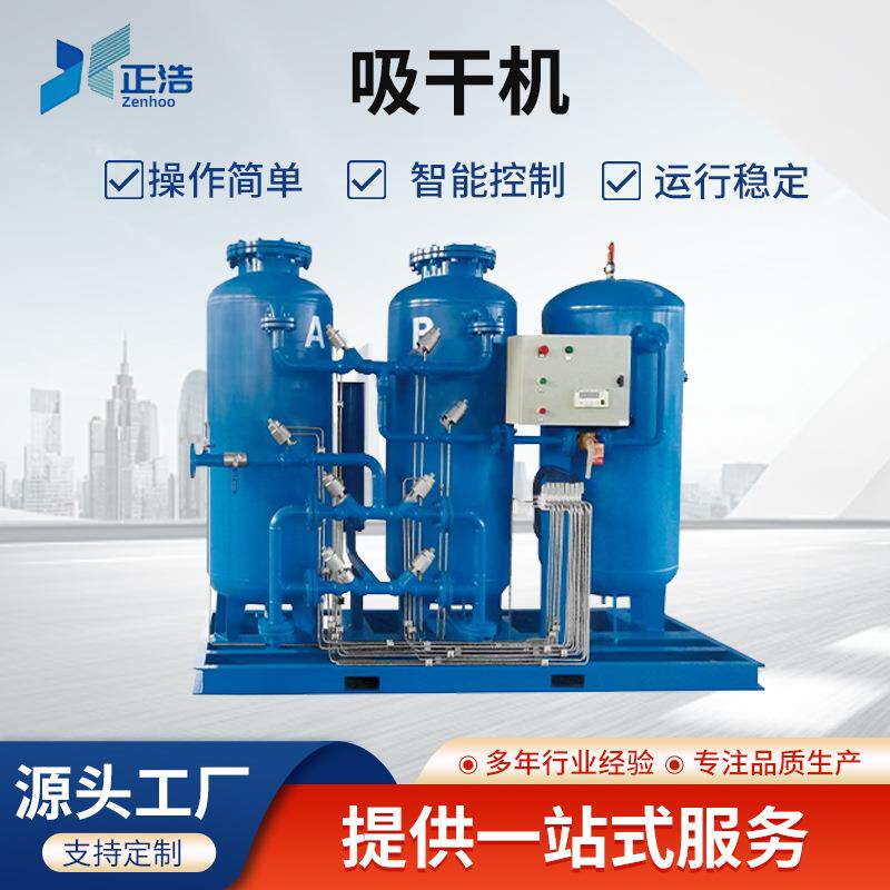 无热微热吸附式吸干机工业压缩空气干燥机空气压缩净化设备吸干机