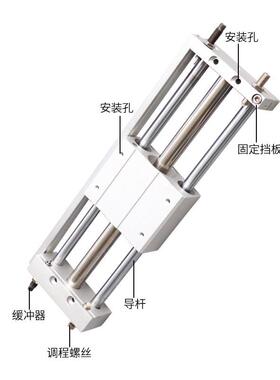 磁藕式无杆气缸CY1L6-10-15-20-25-32H*100*200*300*400-500RMTL