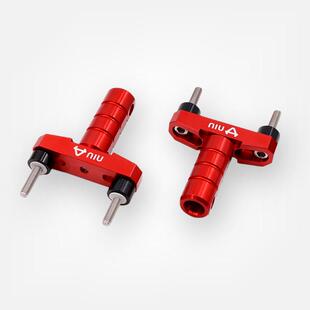 前挡泥板射灯支架改装配件U+UQi小牛电动车MQi NQI N1S拓展杆灯架