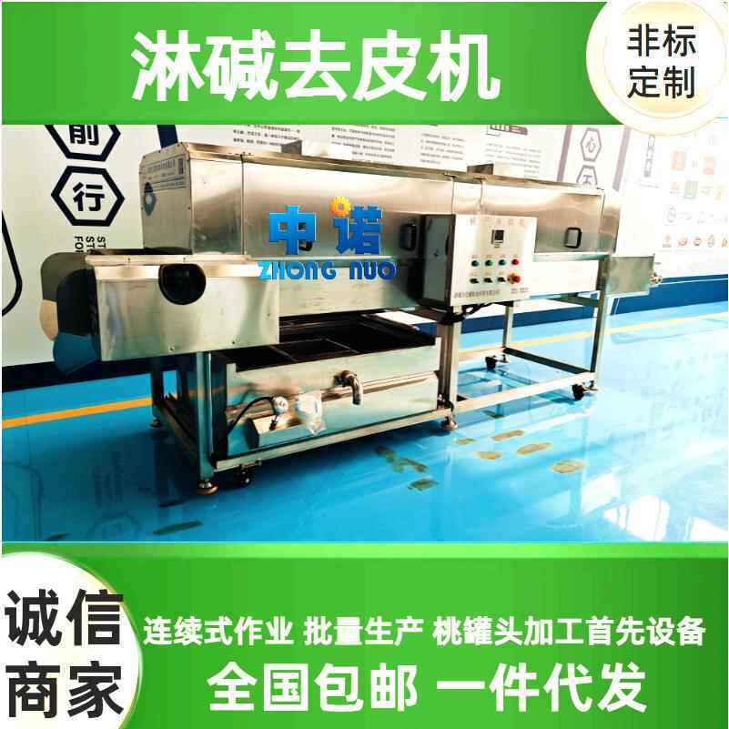 隧道式海棠果蒸煮过糖机澳芒清洗浸药线大产量菠萝清洗浸糖机