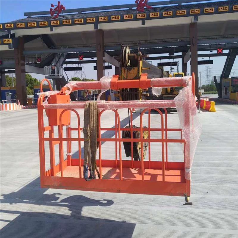 1.5米360度旋转吊篮 建筑工地外墙高空作业吊框 高空作业篮子