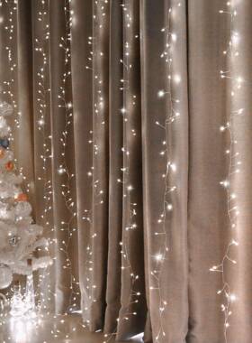 室ld彩灯内31V低灯串压太阳能鞭炮灯窗帘灯室内氛围灯e装饰灯AZA